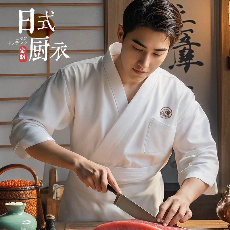 日料廚師服展示圖